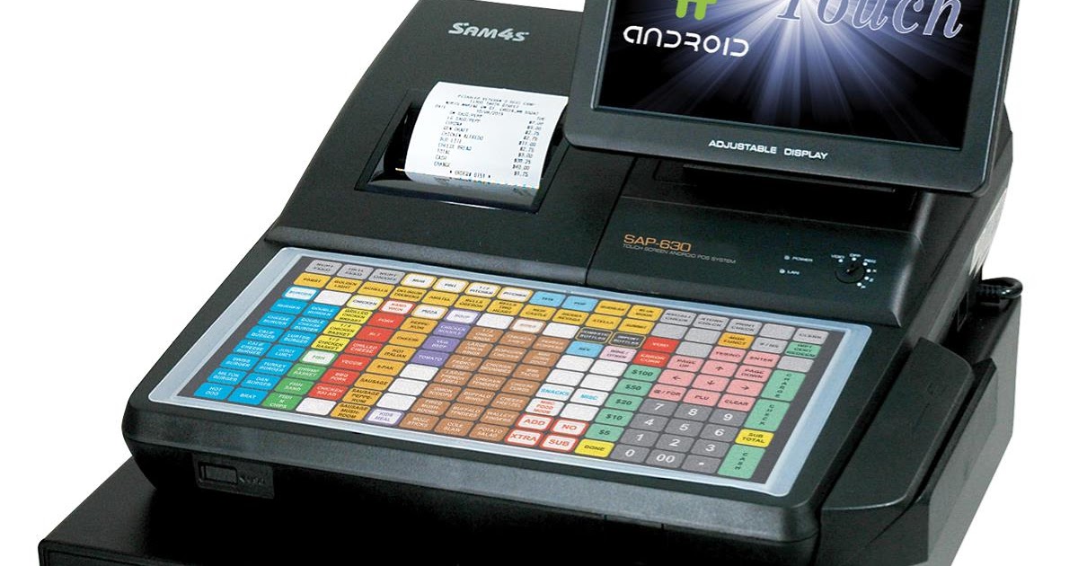 Samsung and SAM4s Cash Registers SAM4s SAP630R and 630F now released