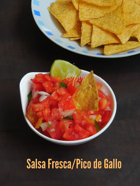 Salsa fresca, salasa Mexicana, Mexican tomato salsa