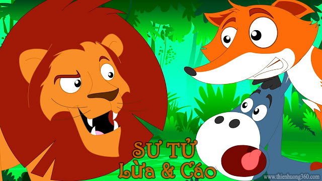 Sư Tử, Lừa Và Cáo | Truyện Ngụ Ngôn Song Ngữ Anh-Việt
