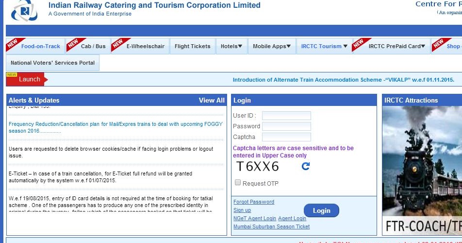 ShafTech Tatkal Ticket Booking IRCTC Reservation, Rules, Timings And
