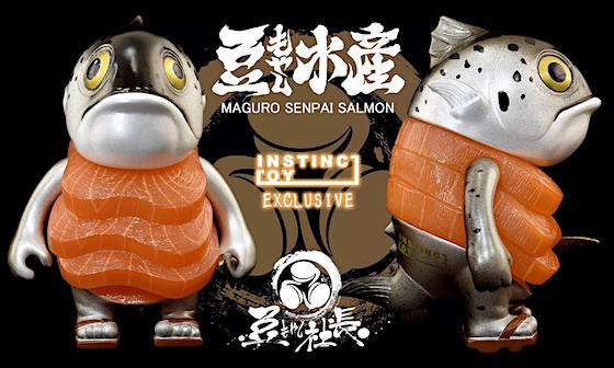 Mame Moyashi Maguro Senpai Salmon Tuna Pikachu Fish Vinyl Figure Fashion TOY 