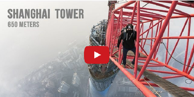 Watch Two Crazy People Climb the World's Second Tallest Building (650m)!