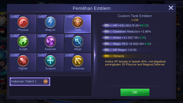 Tanker Mobile Legend