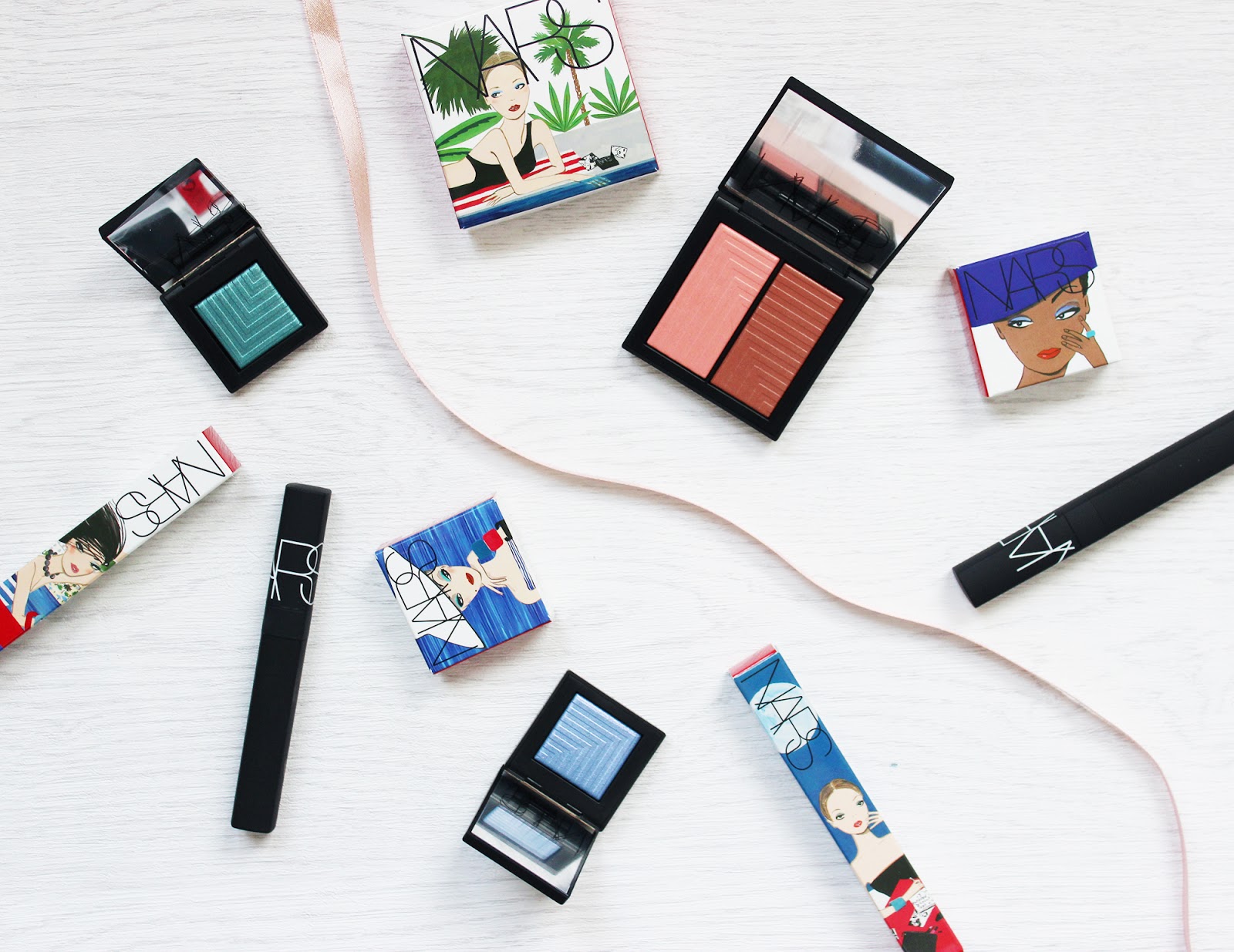 NARS Under Cover summer collection review and swatches on pale skin