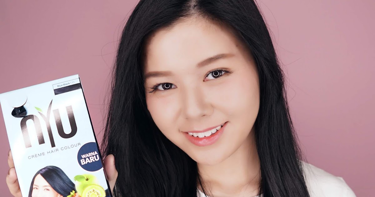 Pengalaman Cat Rambut Dengan Nyu Blue Black Review Elin Ivana Beauty Blogger Indonesia