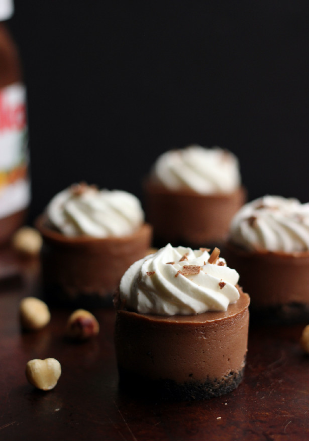 Mini Nutella Cheesecakes - Confessions of a Confectionista