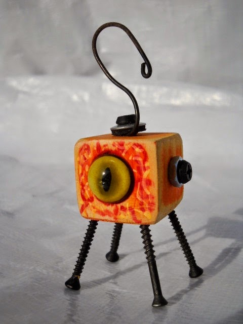 diseño de robot de juguete de madera
