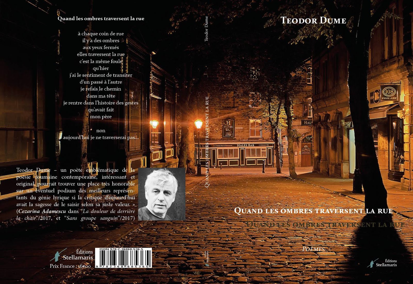 Teodor Dume, carte:Quand les ombres traversent la rue,(edițions Stellamaris/Franța,2019