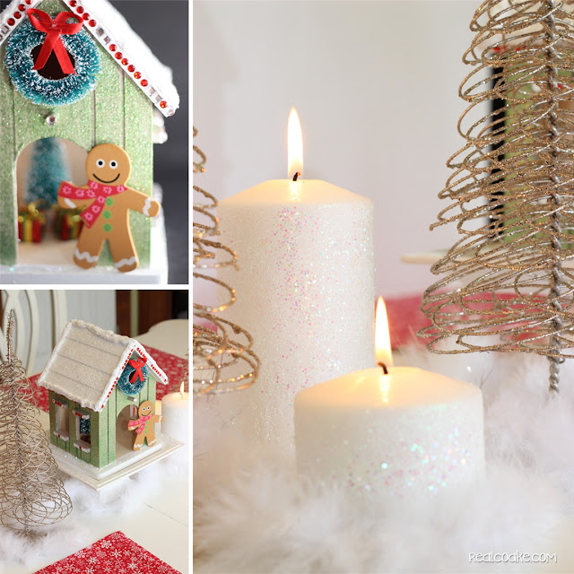 Pretty Christmas decorating ideas for Christmas table decorations from #RealCoake #Christmas #Decorating #Table #Centerpiece