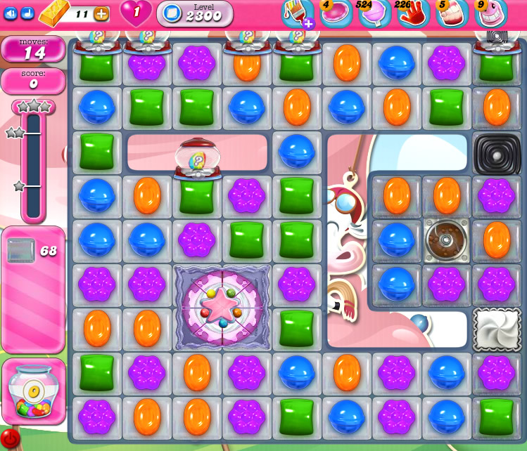 Candy Crush Saga level 2300 Candy Crush Saga level 2300