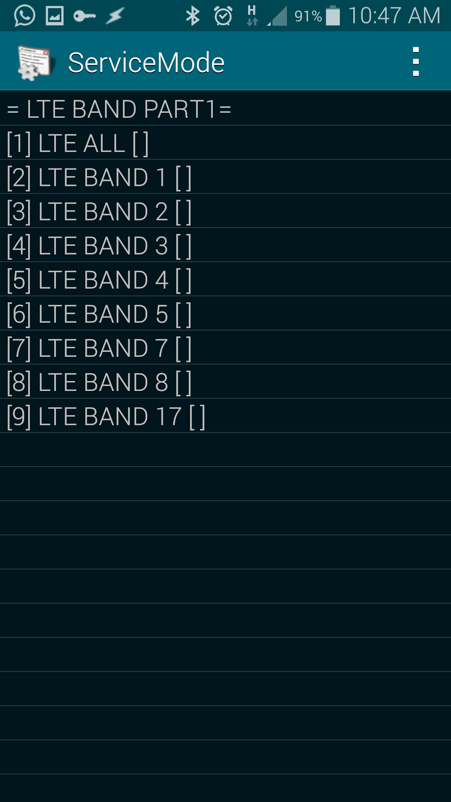 How to force only 4G or LTE network connection for Samsung Galaxy Note 4