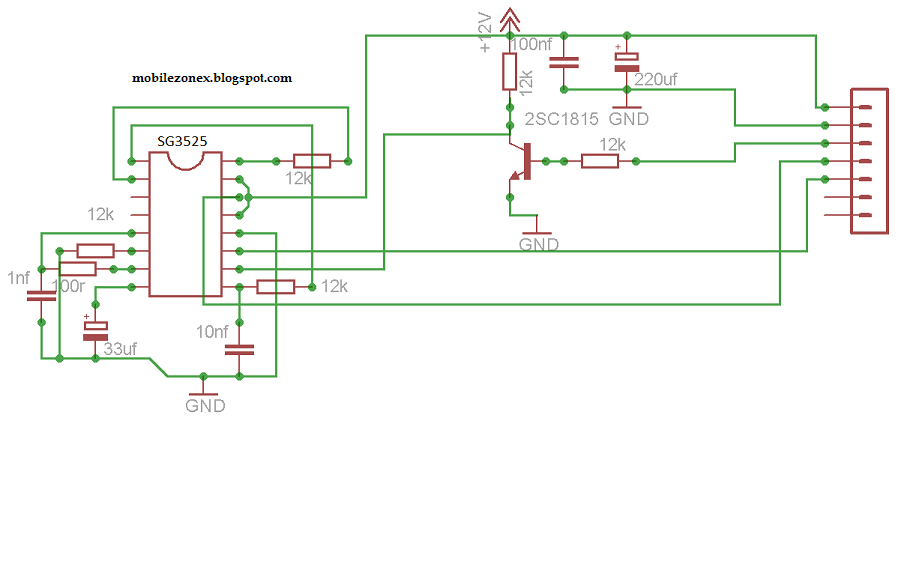 MOBILE ZONE: power supply circuit diagram