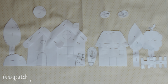 Funda de cojín "country style" hecha por funkypatch