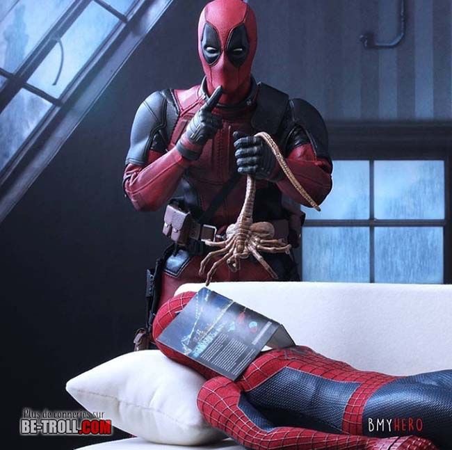 SpiderMan & Deadpool Wallpaper & Telefon Duvar Kağıdı