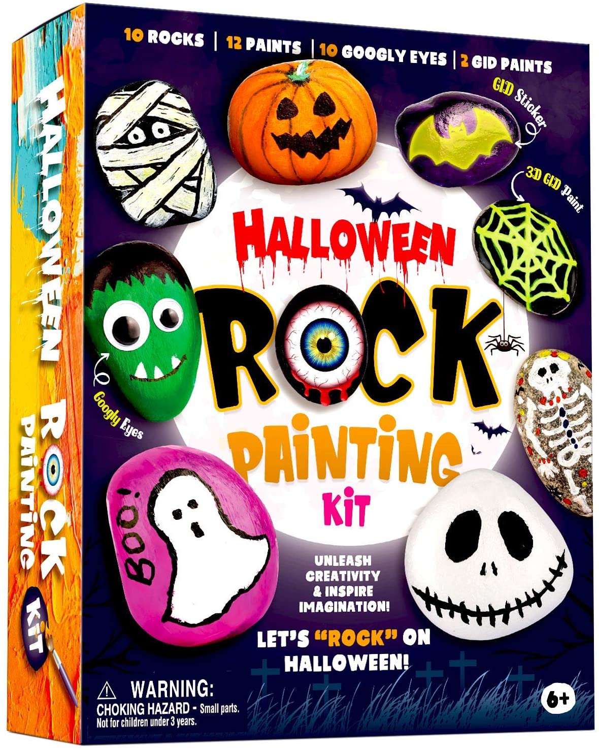 Halloween Rock Painting Kit