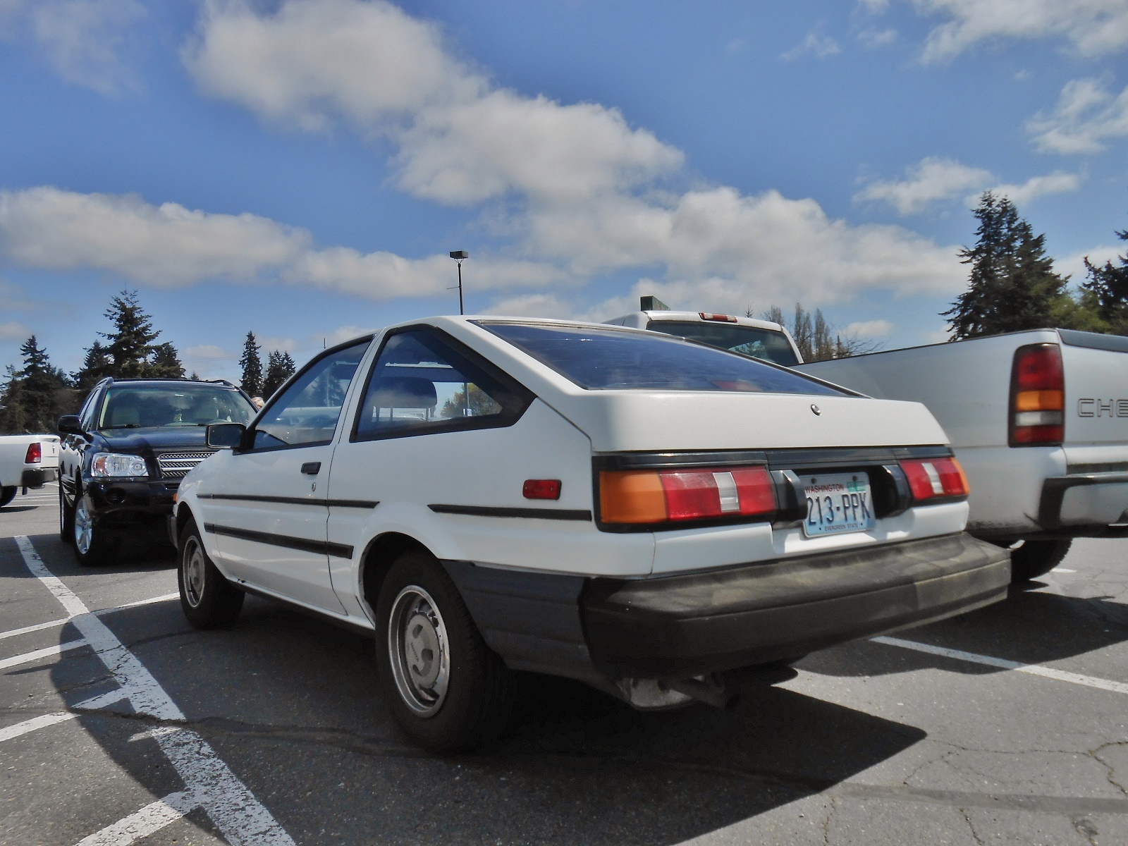 Seattle's Parked Cars: 1986 Toyota Corolla SR5