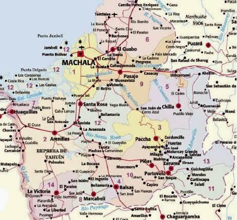 Mapa de Machala mapa machala