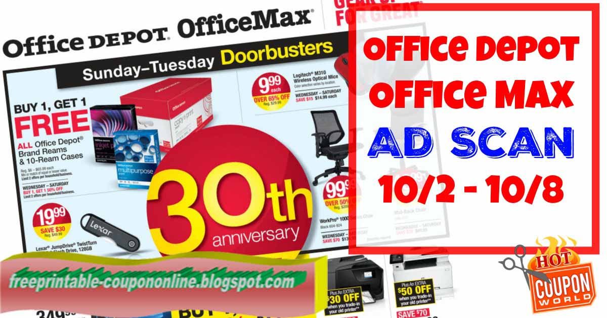 Printable Coupons 2018 Office Max Coupons