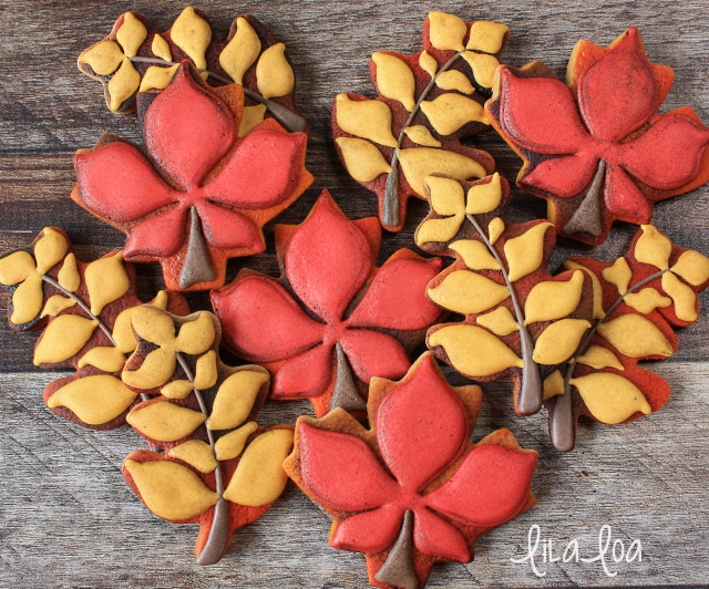 How To Make Decorated Fall Leaf Cookies
