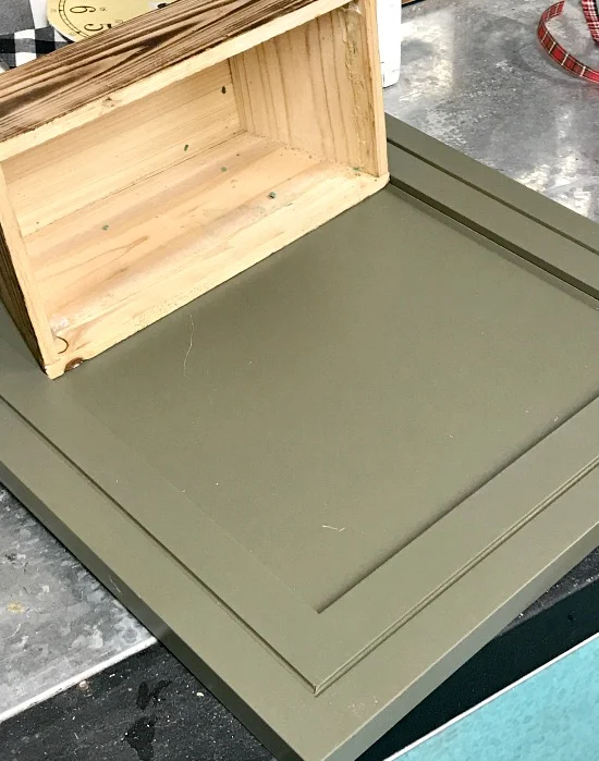 attach a box to a cabinet door