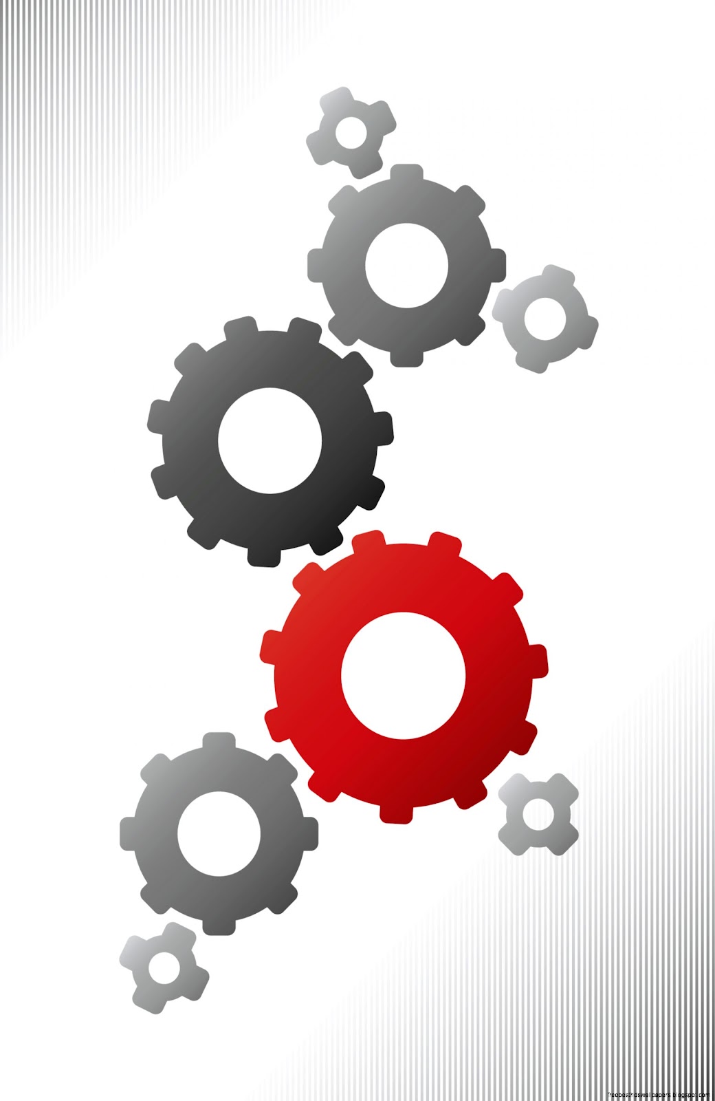 Grey Technology Background Gears