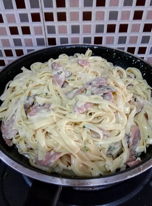 Resepi Fettucine Alfredo!! (SbS)  Resepi Viral Mudah dan Ringkas Terkini