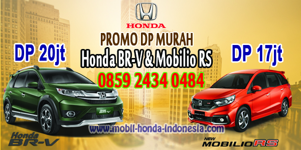 promo honda brv mobilio rs paket kredit dp murah honda brv dan mobilio rs