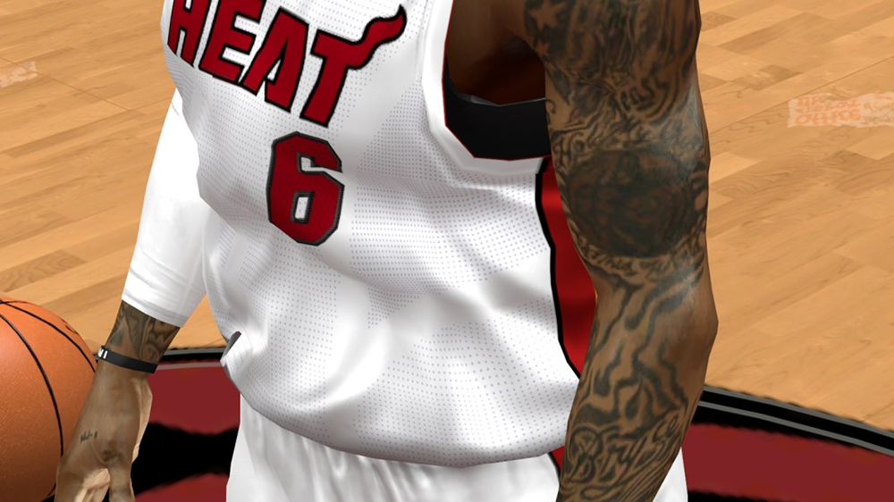 NBA 2K14 Miami Heat 2013–14 Red Alternate Jersey 