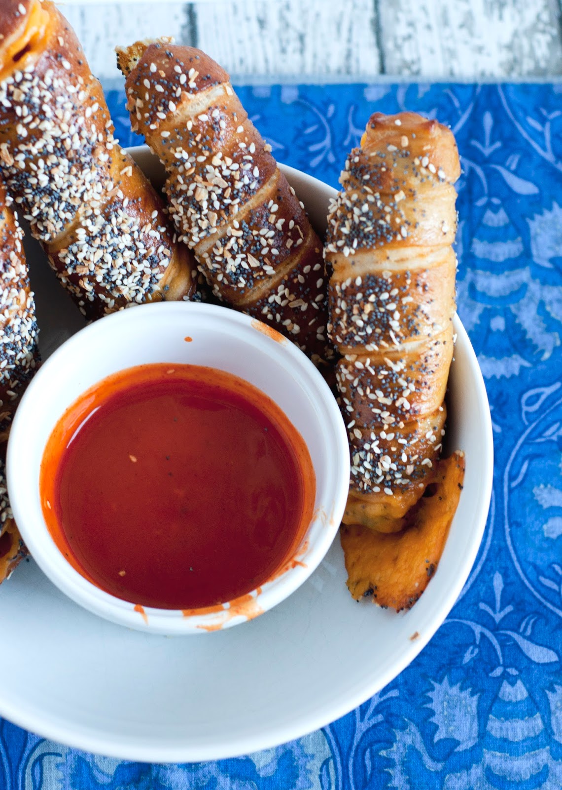 Lakyn + Judah buffalo & cheddar pretzels