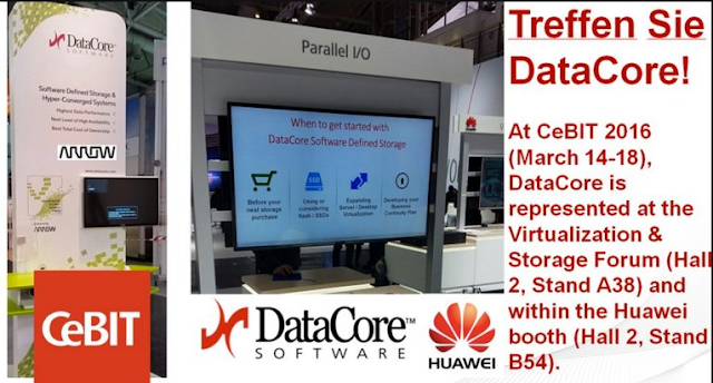 Treffen Sie DataCore! CeBIT Premiere für Data Infrastructure Software von DataCore Performance Rekord