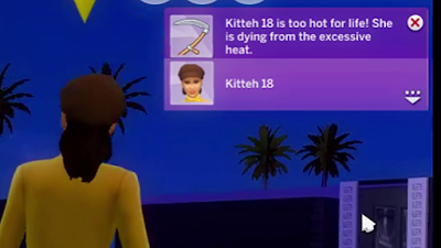 sims 4 too hot for life first person