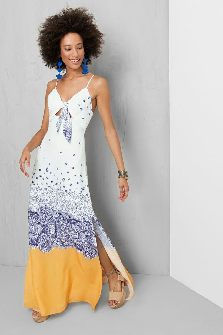 Fαshiση Gαlαxy 98 ☯ Silk printed long Dress