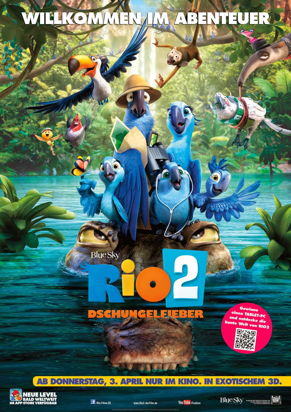 crazy4film: Charts: LEGO MOVIE vor RIO 2 und DIVERGENT