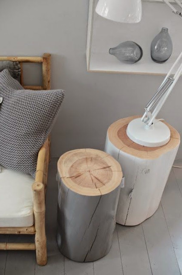 Tree trunk table – super original designs!