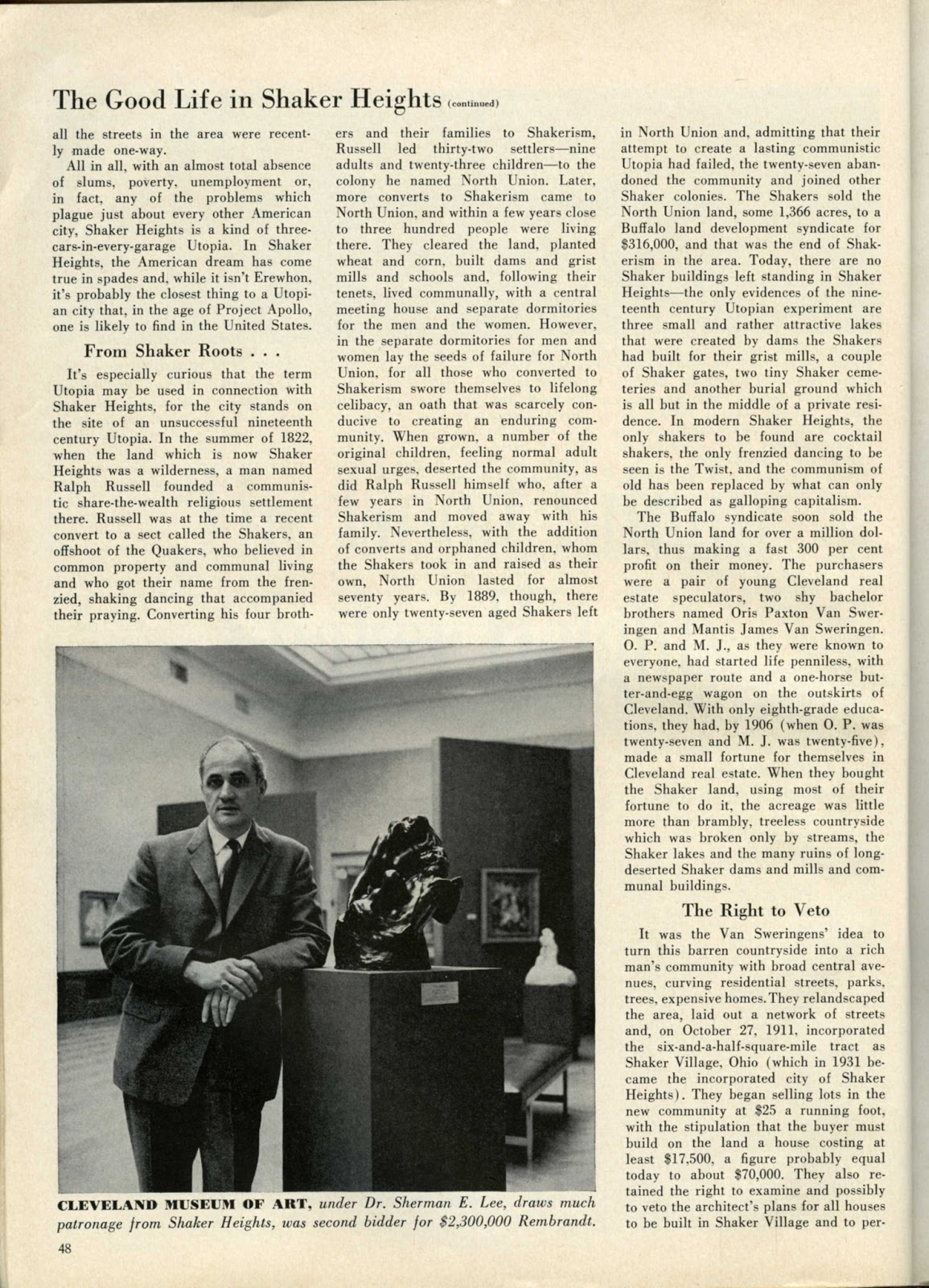 Doing Hard Time in Shaker Heights Living the Good Life in Shaker Heights