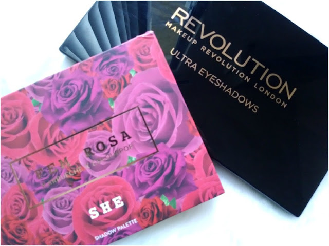 Makeup Revolution Flawless Palette, Colourpop Fem Rosa Palette