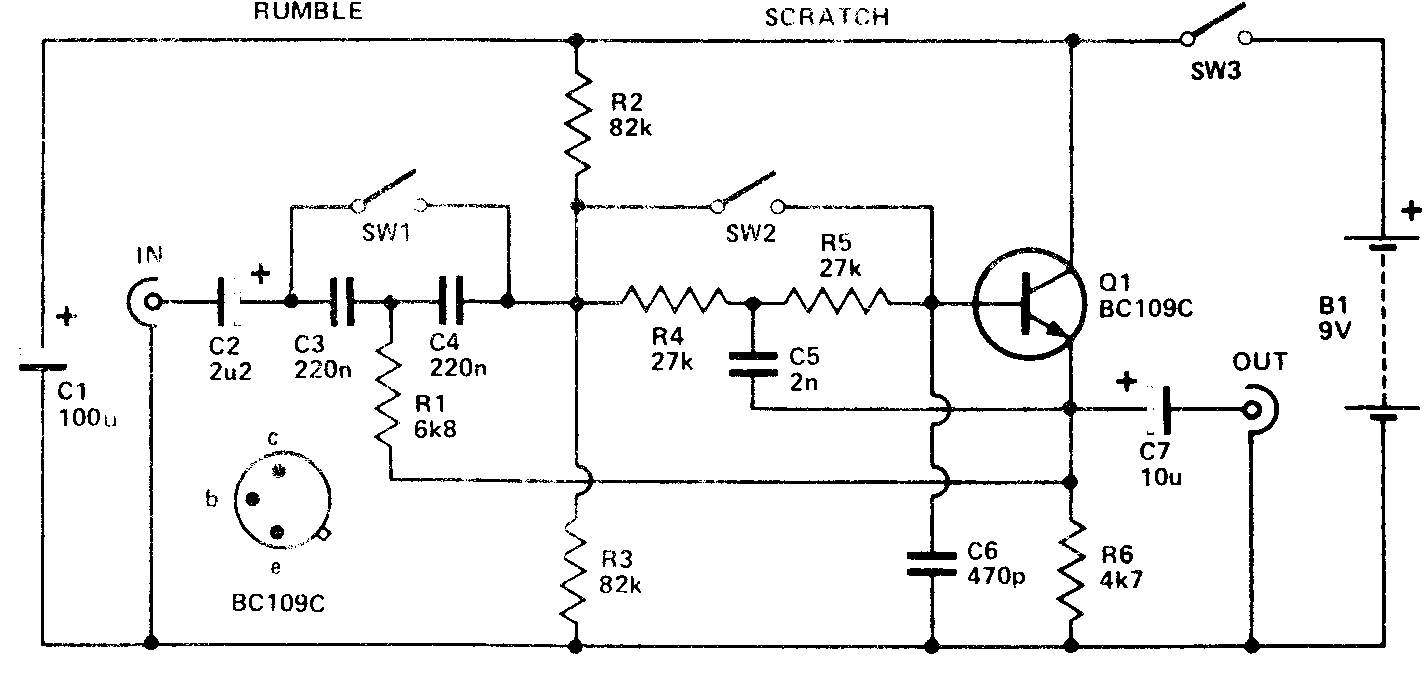 This is 12 dB per octave and the beginning of the add-on Rumble filter