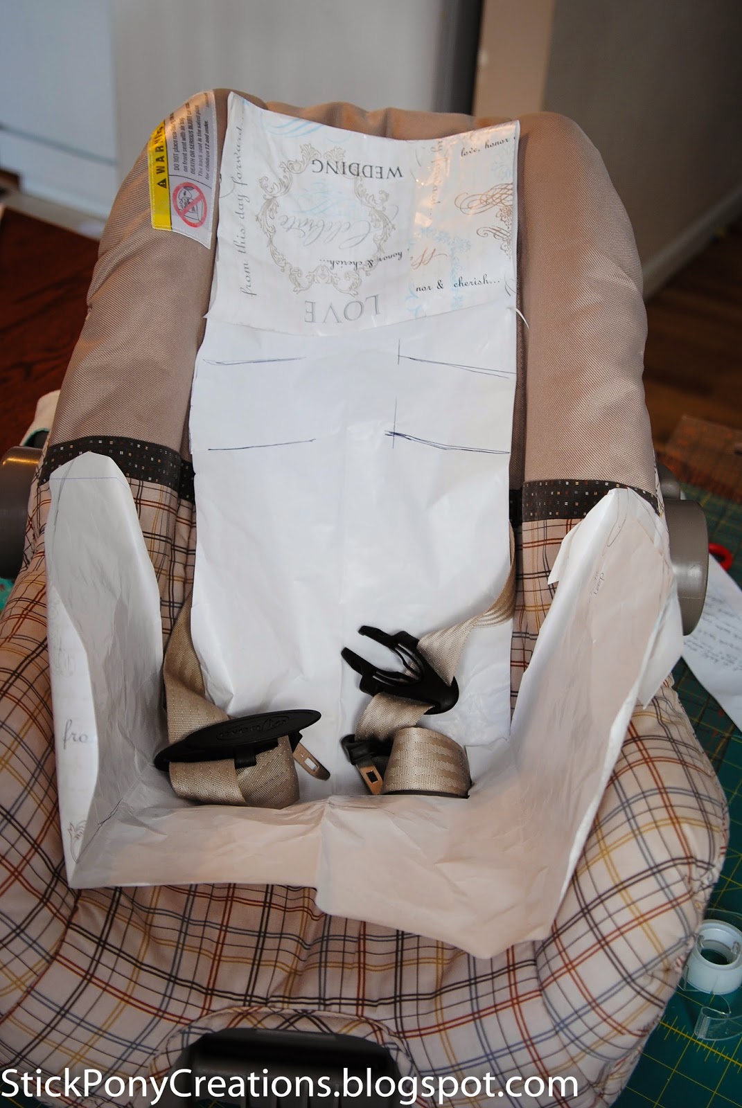 Stick Pony Creations How To Create a Custom Car Seat Liner