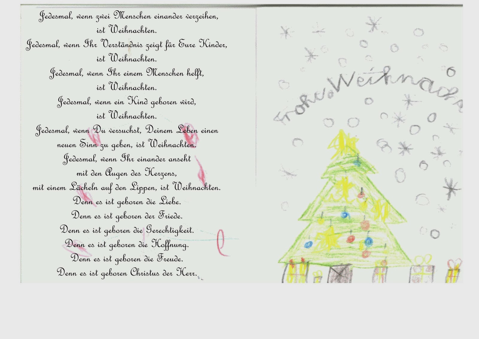 Gedichte zu weihnachten Rosen-Cottage-Garten: Frohe Weihnachten!