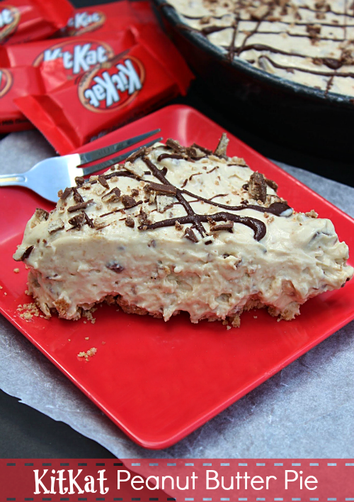 Waterfront jeg behøver Udvidelse Kit Kat Peanut Butter Pie - Whats Cooking Love?