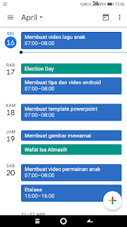 Cara membuat pengingat menggunakan Kalender di Android