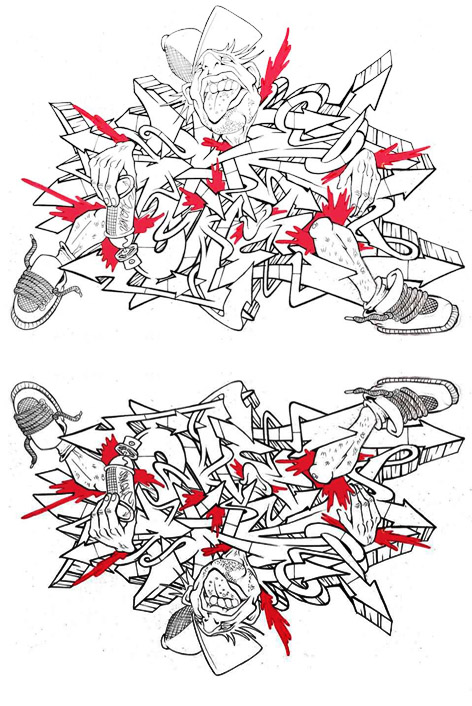 GRAFFITI COLLECTION IDEAS: HIP HOP Graffiti Alphabet Style