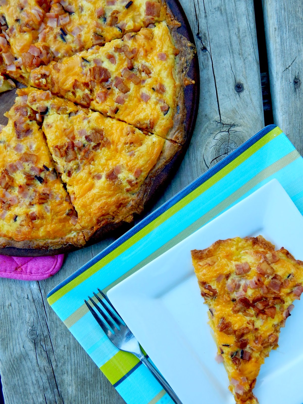 3 Meat Breakfast Pizza Ally's Sweet & Savory Eats