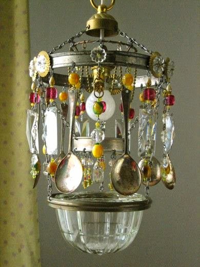 The Upcycled Chandelier, Things To Do With Old Chandelier Crystals