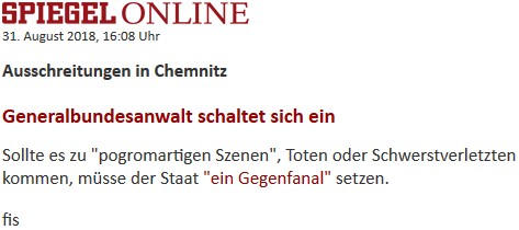Generalbundesanwalt Franke: Sollte es zu %20pogromartigen Szenen%20, Toten oder Schwerstverletzten kommen, müsse der Staat %20ein Gegenfanal%20 setzen. Generalbundesanwalt Franke: Sollte es zu %20pogromartigen Szenen%20, Toten oder Schwerstverletzten kommen, müsse der Staat %20ein Gegenfanal%20 setzen.