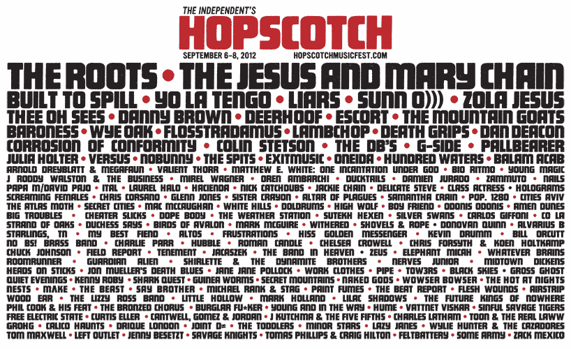 Hopscotch Music Festival Reveals Top Notch Lineup We Listen For You