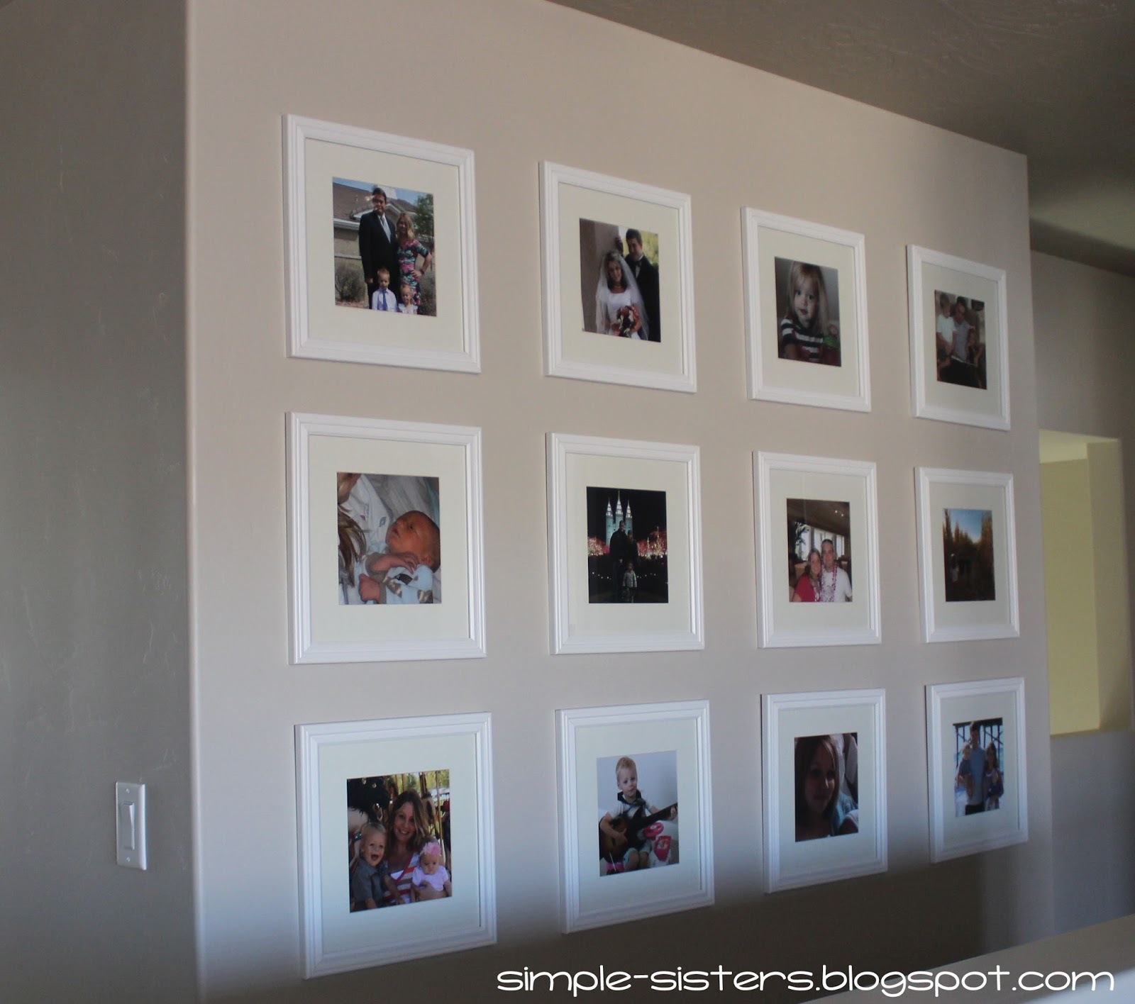 simple sisters Make it MondayCollage Wall!