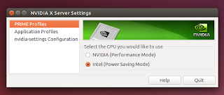 Ubuntu Nvidia Settings Prime profiles Ubuntu Nvidia Settings Prime profiles