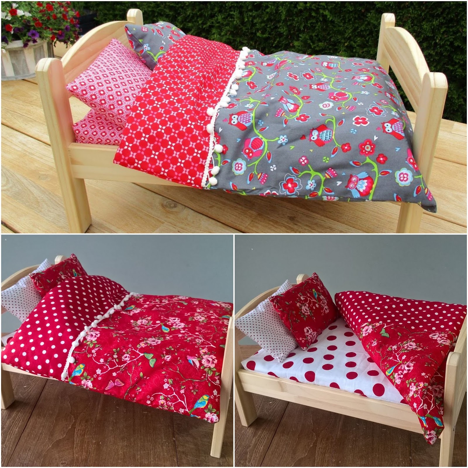 Blog Free Doll Bedding Pattern for IKEA Doll Bed