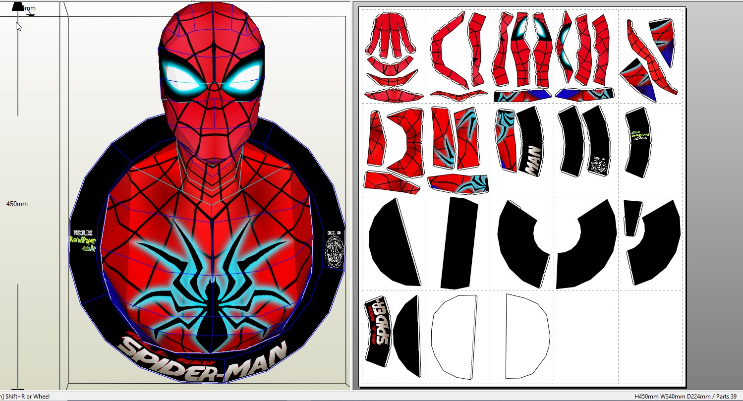 маска человек-паук. маска человека паука из картона. маска человека паука из бумаги. развёртка человека паука. маска человека паука своими руками.